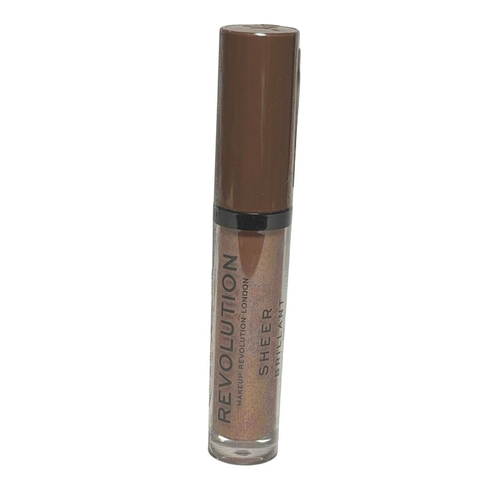 Makeup Revolution Sheer Brilliant Lip Gloss Sheer Vow 120 Nude Shimmer